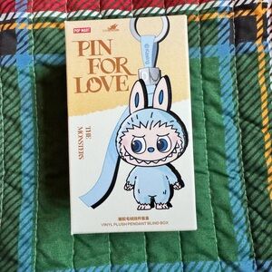 Pop Mart Labubu Pin for Love Plush Pendant Letter “J” New Authentic